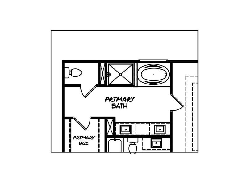 2D floor plan layout of this home in Westlyn, Winder, GA (Image 4).