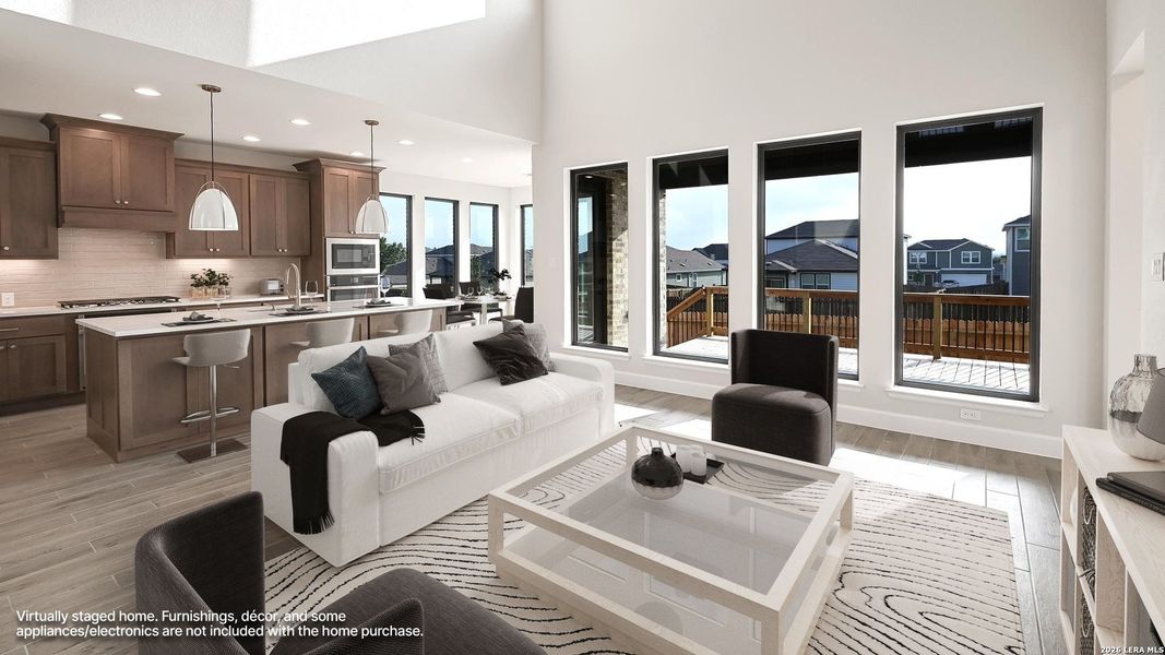Furnished interior view inside a new home in Cibolo Valley Heights, Cibolo (Image 8).