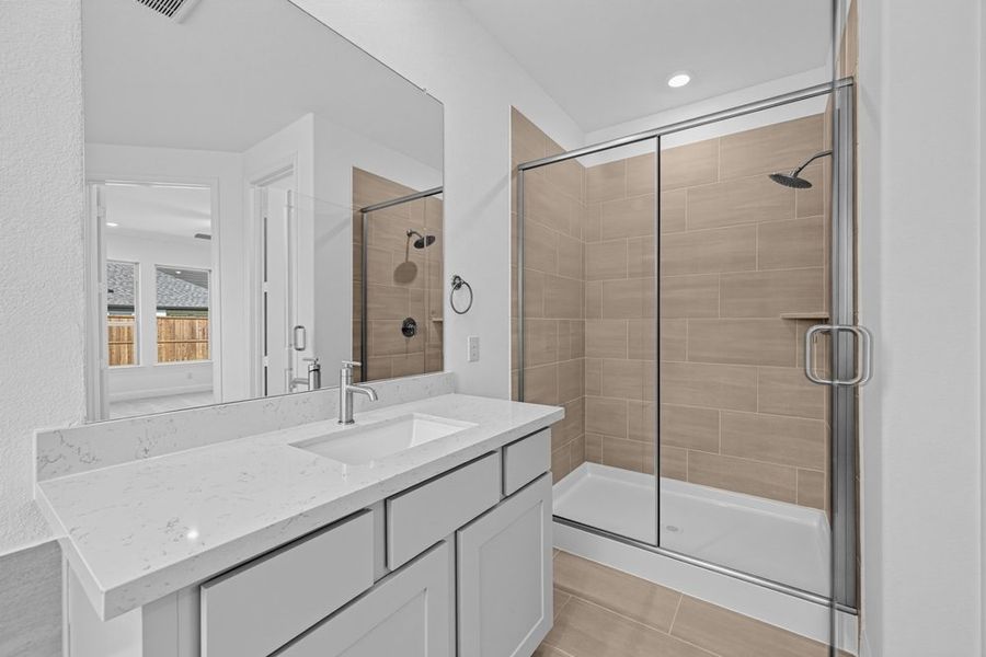 Furnished interior view inside a new home in South Oak, Lakewood Village (Image 11).