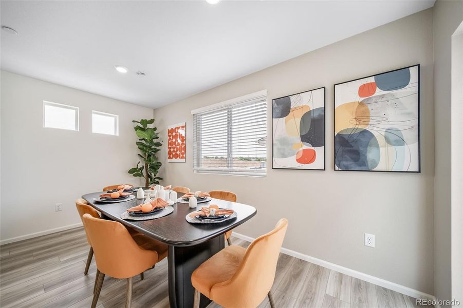 Furnished interior view inside a new home in , Commerce City (Image 9).