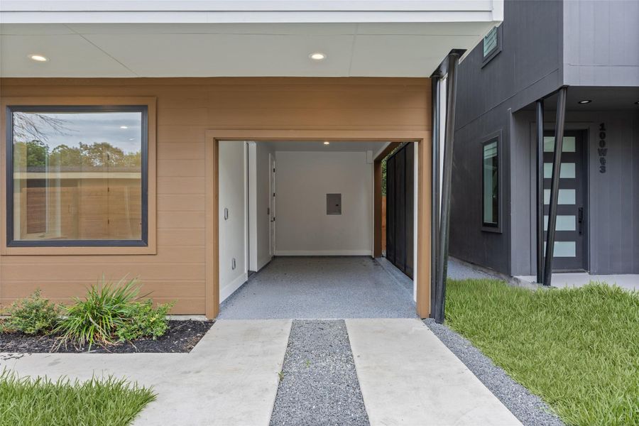Exterior details and patio area of a home in , Austin (Image 20). Exterior details and patio area of a home in , Austin (Image 20).