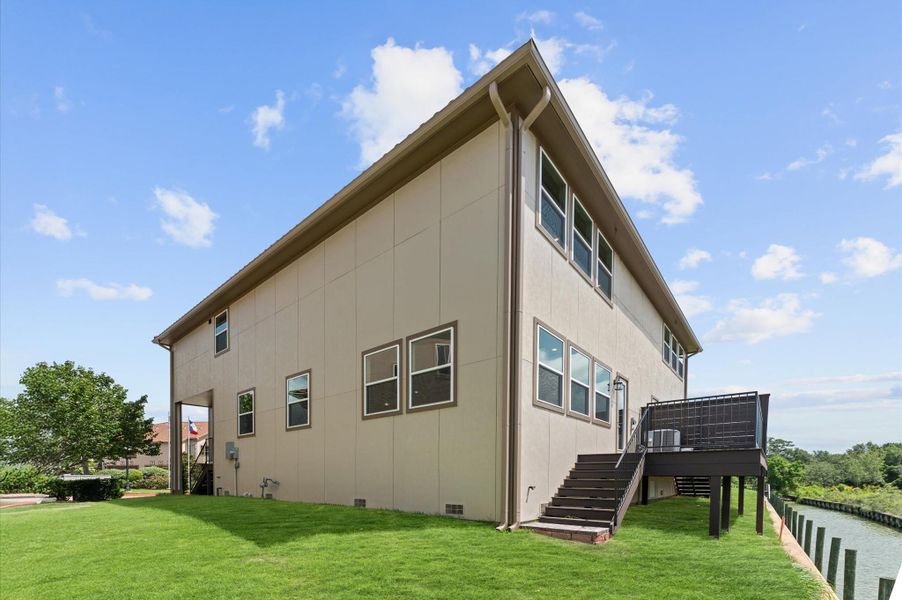 Front exterior of a new home in , Seabrook, TX, highlighting curb appeal (Image 24).