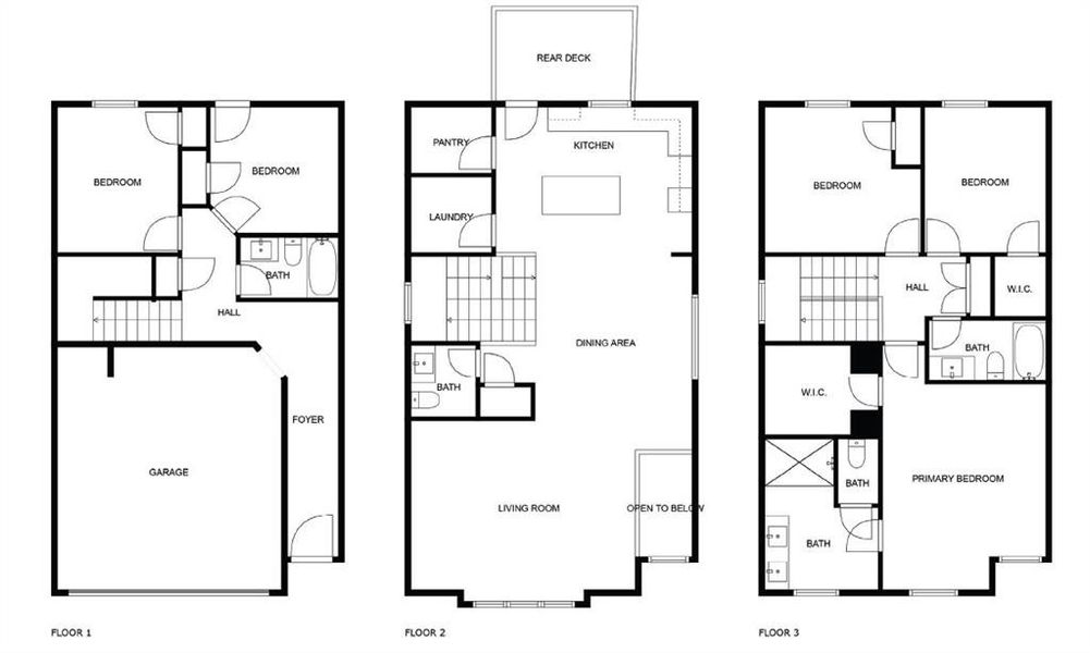 2D floor plan layout of this home in , Tucker, GA (Image 4).