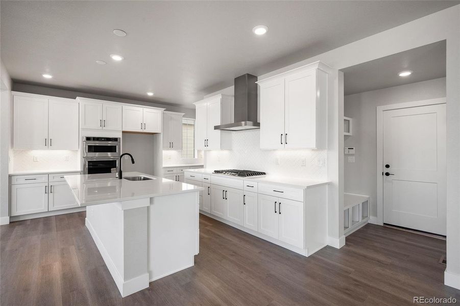 Furnished interior view inside a new home in , Littleton (Image 8).