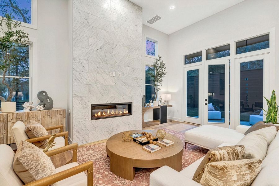 Furnished interior view inside a new home in , Austin (Image 7).