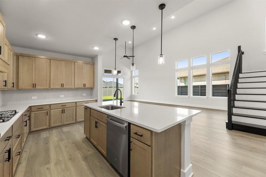 Furnished interior view inside a new home in Discovery Collection at Union Park, Little Elm (Image 8).