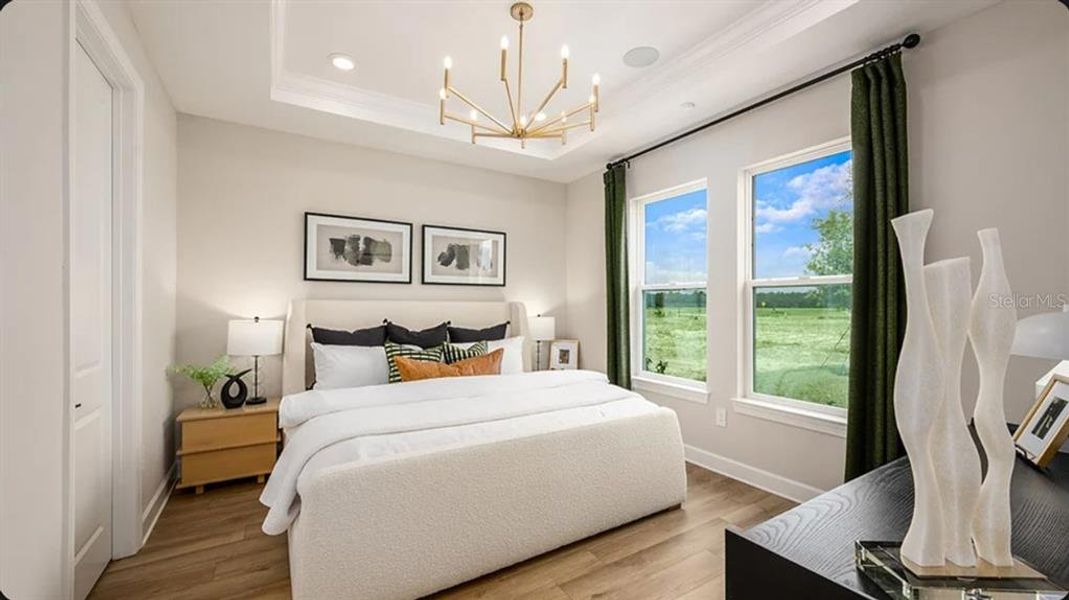 Furnished interior view inside a new home in Westview Community Group Page, Kissimmee (Image 8).