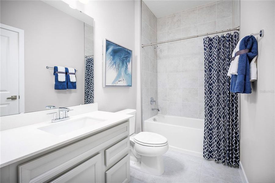 Furnished interior view inside a new home in The Palms at Venetian Bay, New Smyrna Beach (Image 5).