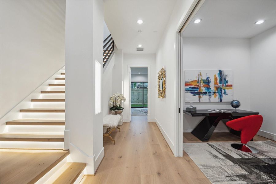 Furnished interior view inside a new home in , Houston (Image 15).