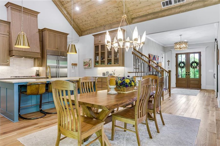 Furnished interior view inside a new home in , Dahlonega (Image 44).