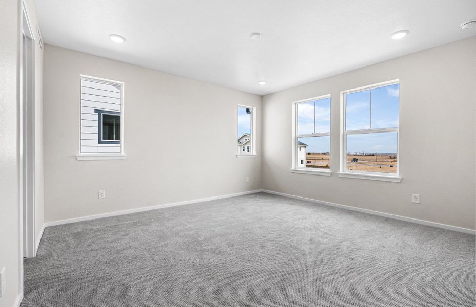 Spacious, unfurnished interior of a new home in Barefoot Village, Firestone (Image 19). Spacious, unfurnished interior of a new home in Barefoot Village, Firestone (Image 19).