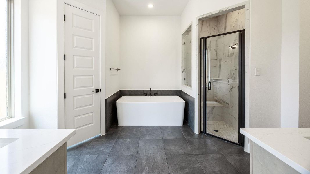 Furnished interior view inside a new home in Parkside on the River West, Georgetown (Image 5).