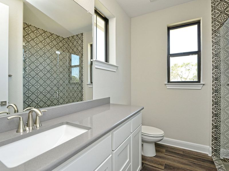 Representative furnished interior of a home built from the Catalina by Giddens Homes in Clearwater Ranch, Liberty Hill (Image 115).