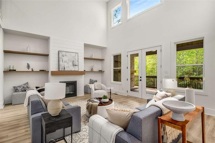 Furnished interior view inside a new home in , Jefferson (Image 39).