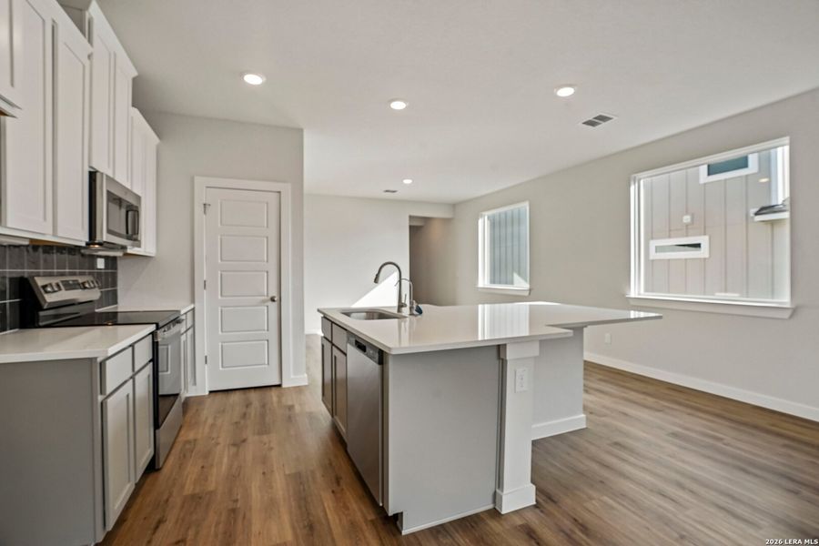 Furnished interior view inside a new home in , New Braunfels (Image 10). Furnished interior view inside a new home in , New Braunfels (Image 10).