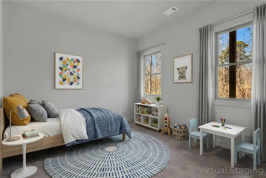 Furnished interior view inside a new home in , Gainesville (Image 15).
