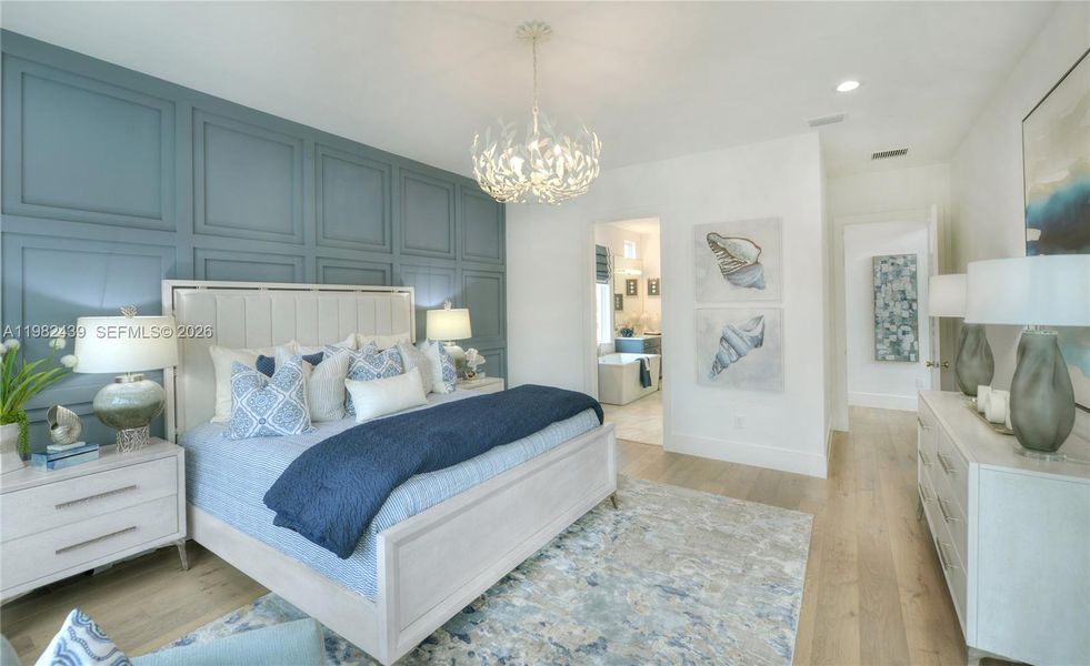 Furnished interior view inside a new home in Veranda Bay, Flagler Beach (Image 23).