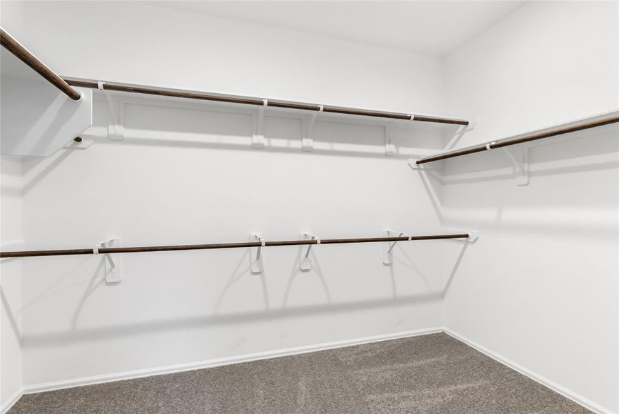 Primary closet Primary closet