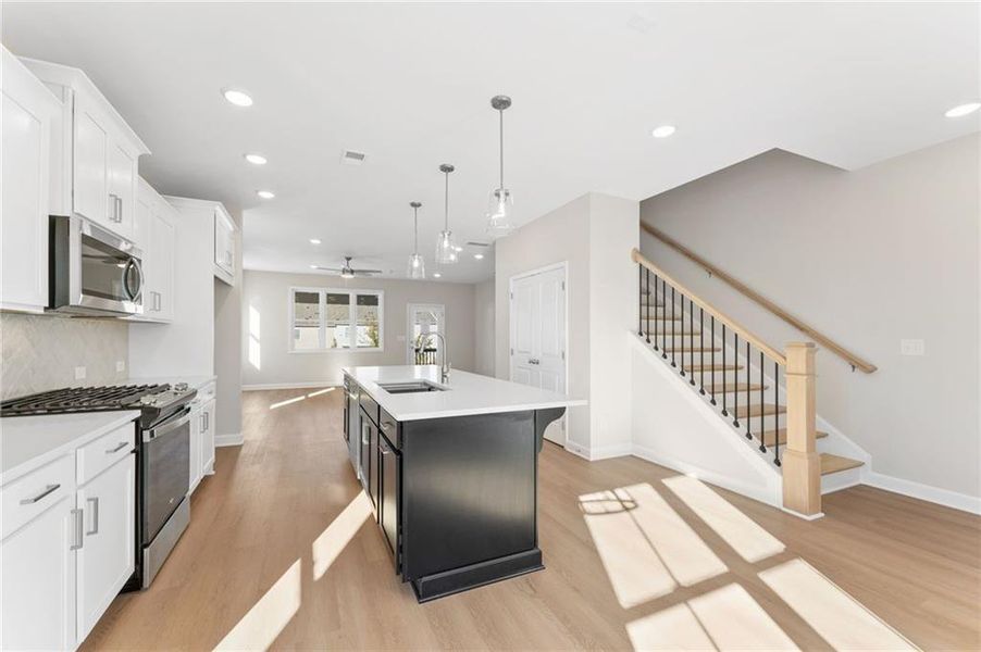 Furnished interior view inside a new home in East Park Village, Kennesaw (Image 8).