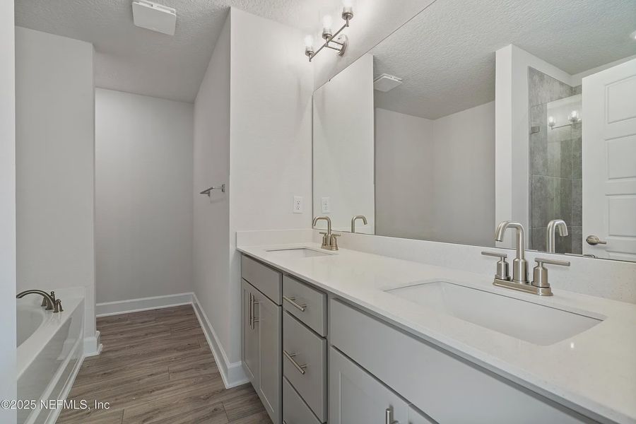 Furnished interior view inside a new home in Shadow Crest at Rolling Hills, Green Cove Springs (Image 6). Furnished interior view inside a new home in Shadow Crest at Rolling Hills, Green Cove Springs (Image 6).