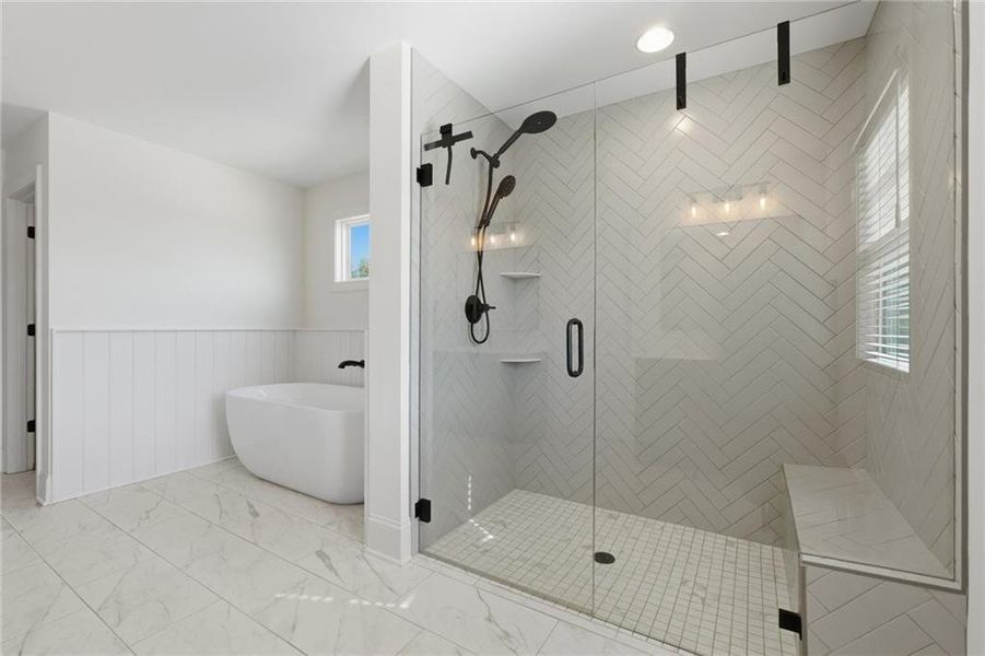 Furnished interior view inside a new home in , Woodstock (Image 20).