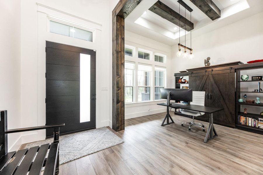 Furnished interior view inside a new home in , Willis (Image 33).