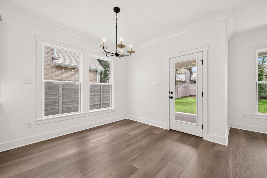 Spacious, unfurnished interior of a new home in Two Step Farm, Montgomery (Image 40). Spacious, unfurnished interior of a new home in Two Step Farm, Montgomery (Image 40).