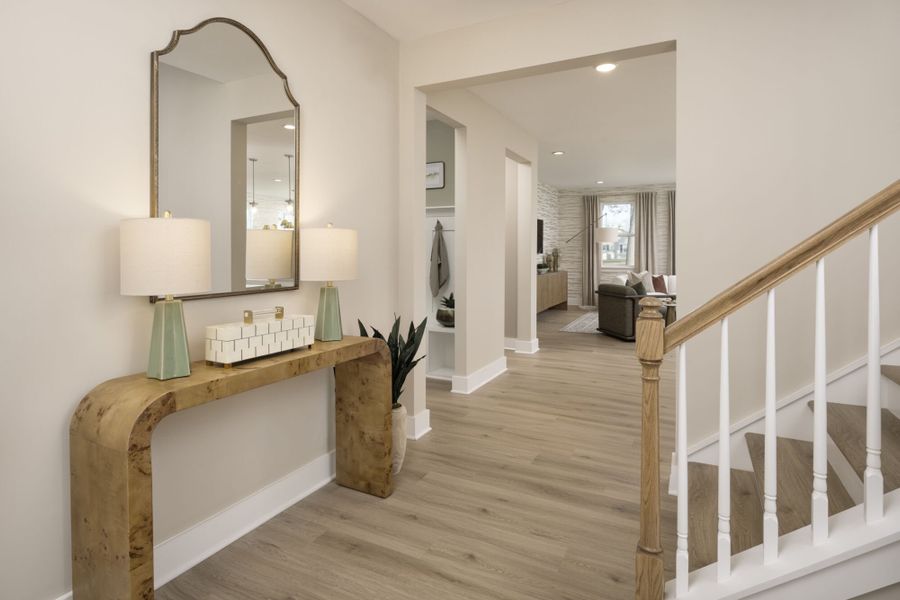 Representative furnished interior of a home built from the Appalachian by Mattamy Homes in Bloom, Fuquay Varina (Image 9).