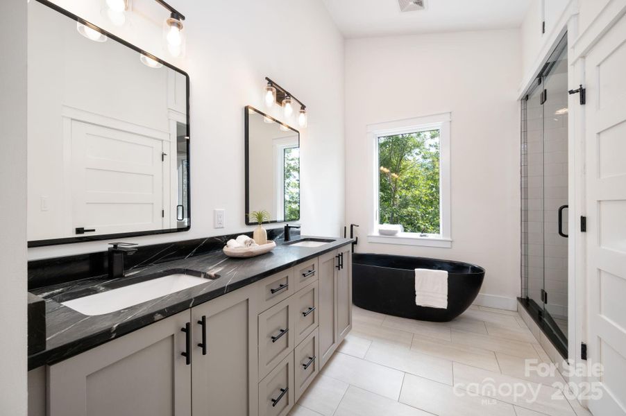 Furnished interior view inside a new home in , Leicester (Image 17).