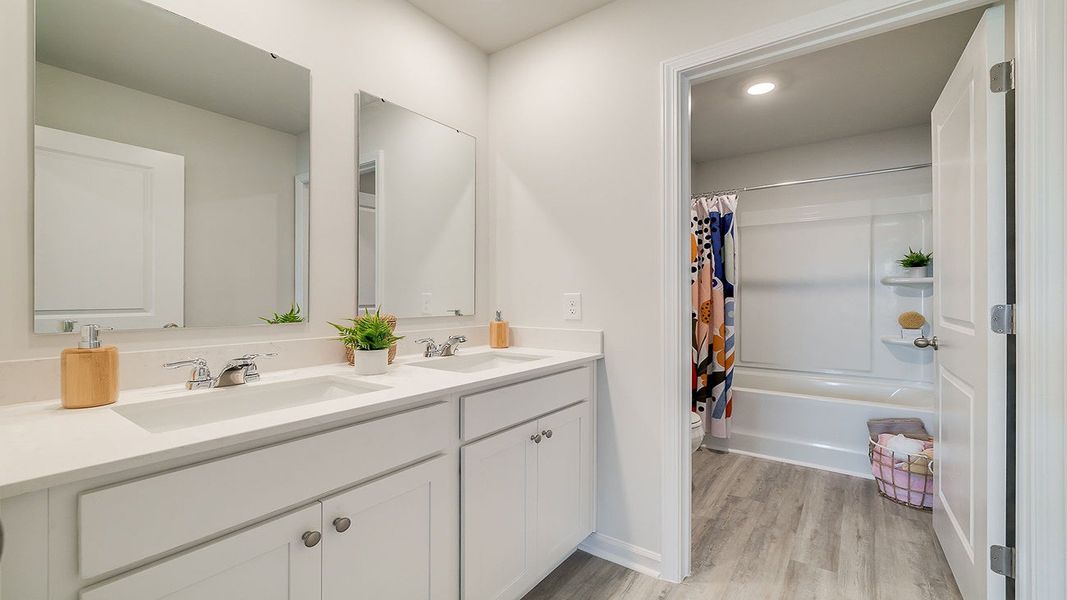 Furnished interior view inside a new home in Cypress Landing, Hardeeville (Image 24).