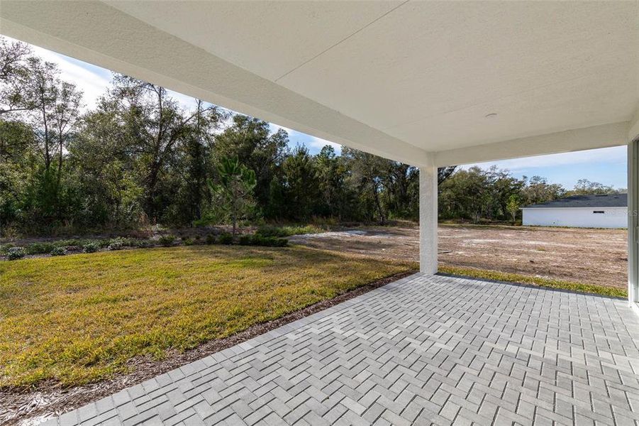 Exterior details and patio area of a home in Cresswind DeLand, Deland (Image 4).