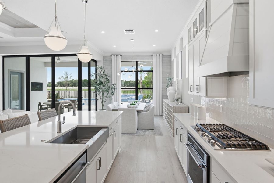 Furnished interior view inside a new home in Amara, Lake Worth (Image 11). Furnished interior view inside a new home in Amara, Lake Worth (Image 11).
