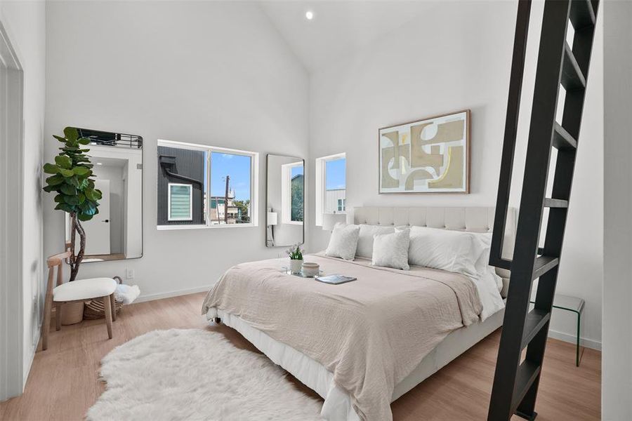 Furnished interior view inside a new home in , Dallas (Image 30).