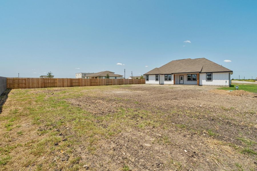 View of fenced backyard View of fenced backyard