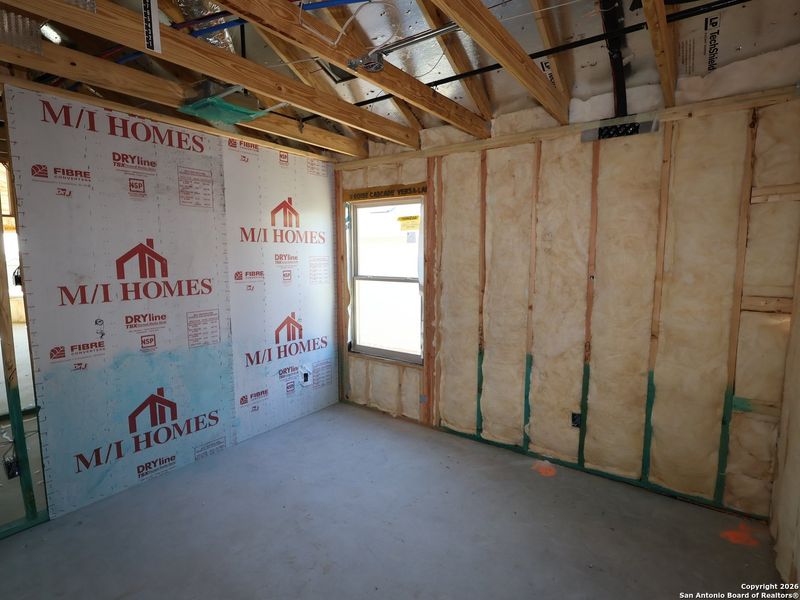 In-progress construction of a new home in Hunters Ranch, San Antonio, TX (Image 23).