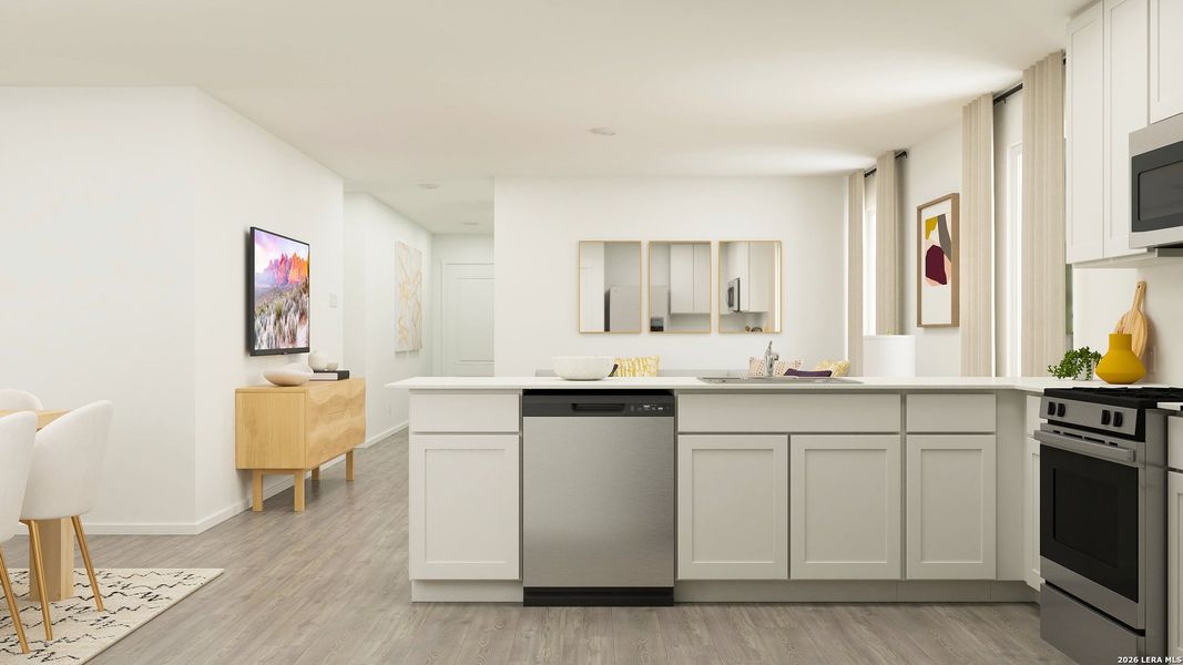 Furnished interior view inside a new home in Tobey Ridge, Jourdanton (Image 7).