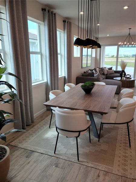 Furnished interior view inside a new home in Brightmore at Wellen Park, Venice (Image 17).
