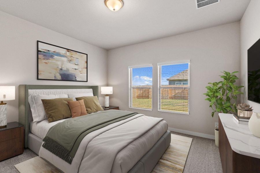 Primary Bedroom - Virtually Staged