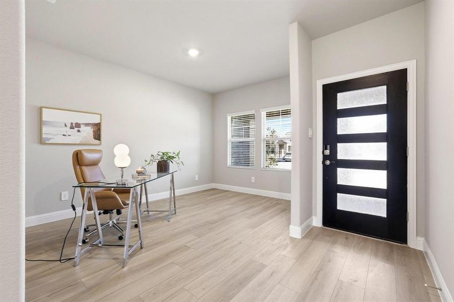 Furnished interior view inside a new home in Westmoor, Sherman (Image 5).