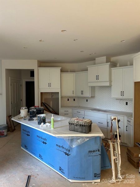 In-progress construction of a new home in The Courtyards at Hodges Farm, Charlotte, NC (Image 11). In-progress construction of a new home in The Courtyards at Hodges Farm, Charlotte, NC (Image 11).