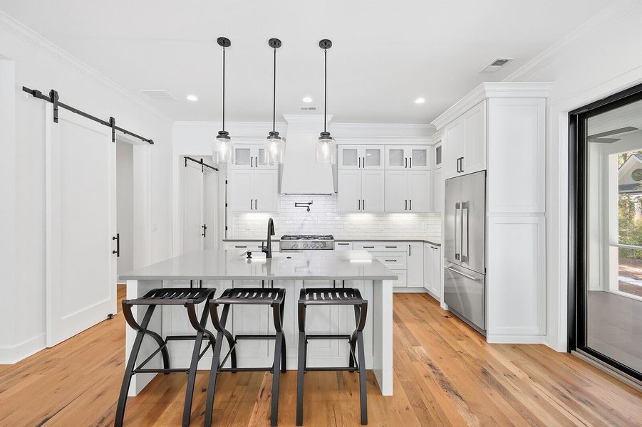 Furnished interior view inside a new home in , Seabrook (Image 10).