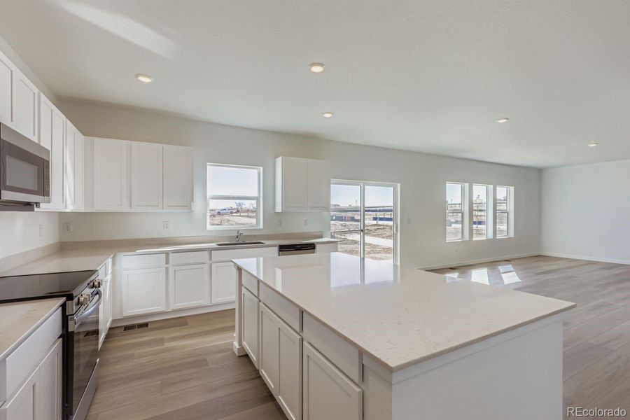 Furnished interior view inside a new home in Eastcreek Farm: The Camden Collection, Thornton (Image 3).