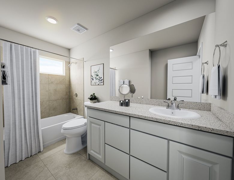 Furnished interior view inside a new home in Mason Woods, Cypress (Image 14). Furnished interior view inside a new home in Mason Woods, Cypress (Image 14).