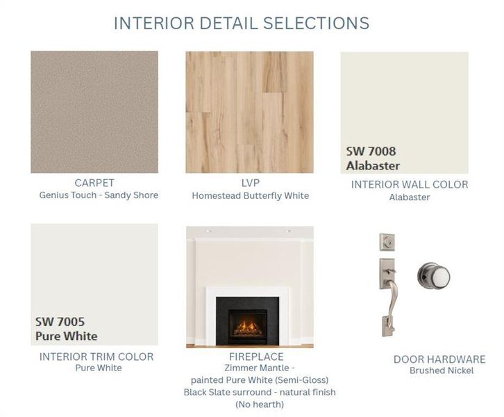 Sample of building materials used in homes in Ashbury Commons, Powder Springs (Image 6).