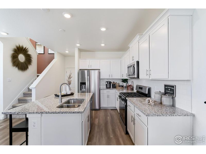 Furnished interior view inside a new home in Revere at Johnstown, Johnstown (Image 5).
