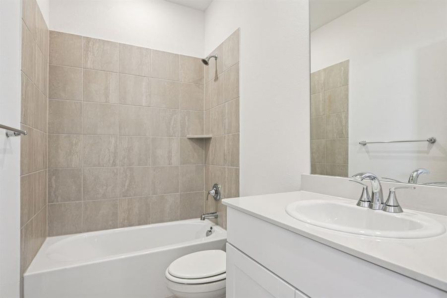 Furnished interior view inside a new home in Lakehaven - Spring Series, Farmersville (Image 20).