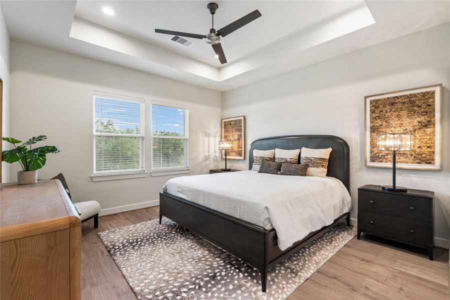 Furnished interior view inside a new home in Willowbend Point, Houston (Image 13).