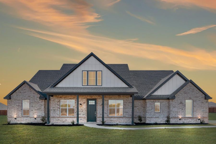 Elevation C | Concept 2586 at Hidden Creek Estates in Van Alstyne, TX by Landsea Homes