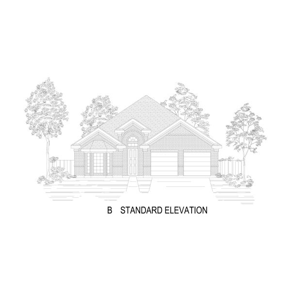 Representative rendering of the exterior for the Inwood 2F by First Texas Homes (Image 9).