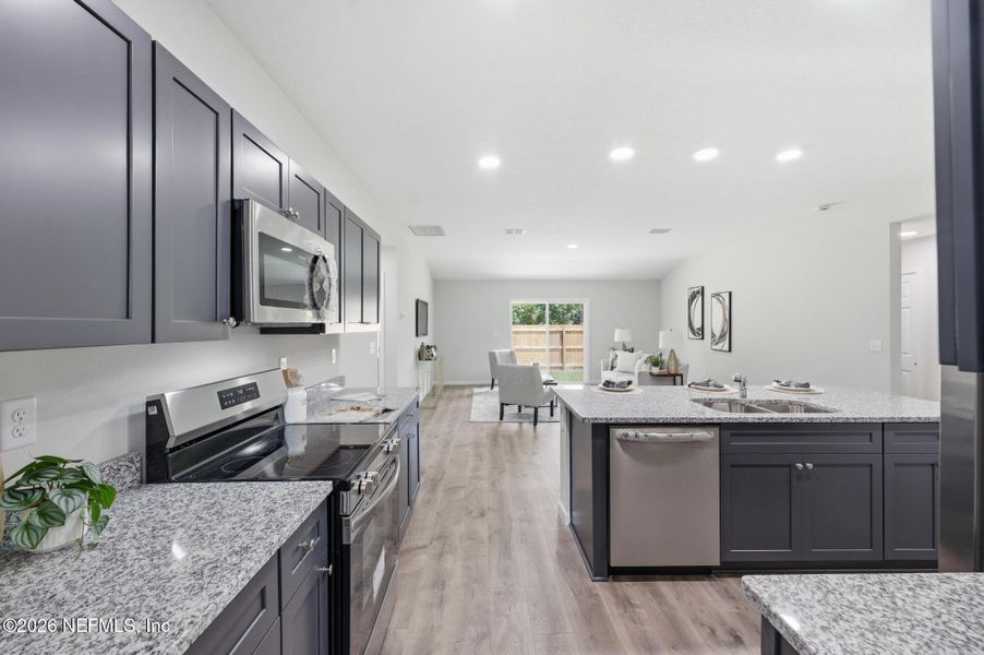 Furnished interior view inside a new home in , Jacksonville (Image 13).